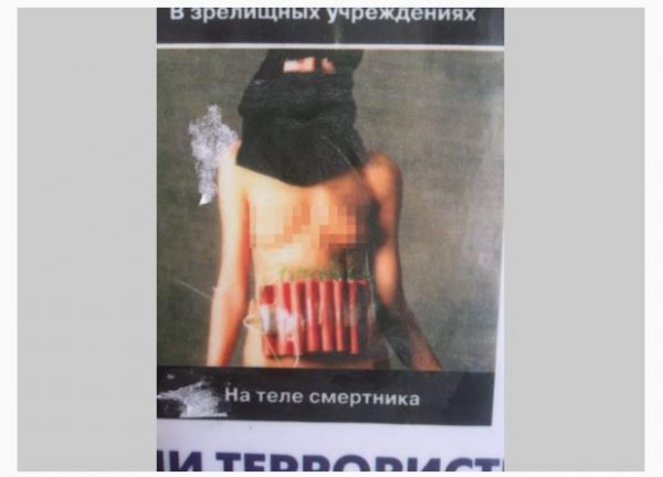 В саратовской школе борются с терроризмом с помощью фото голой женщины