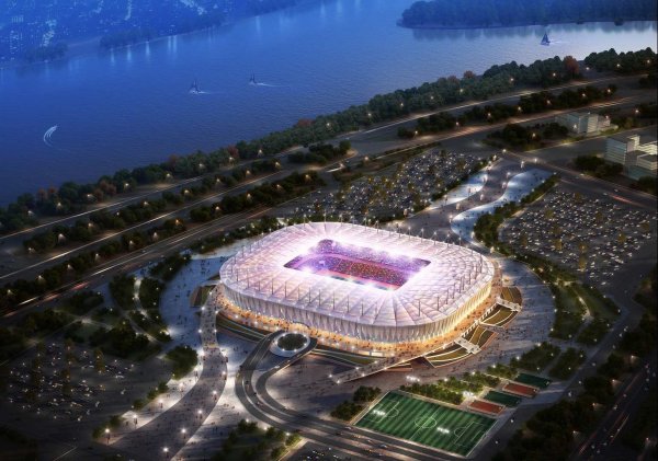 Стадион «Ростов Арена» сравнили с Ниагарским водопадом