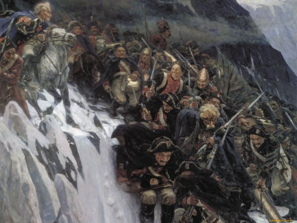 Картину «Переход Суворова через Альпы» оживят в мультфильме