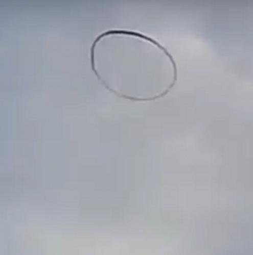 НЛО в форме кольца был замечен в Бразилии
