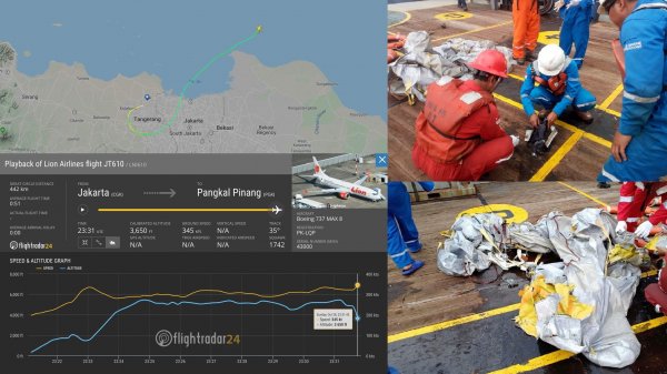 Индонезийские спасатели нашли останки пассажирского самолета Lion Air, он был пригоден к полету