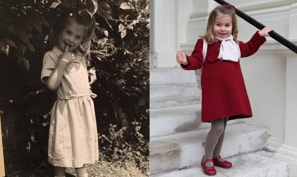 «Не похожа на Миддлтон!»: Фанаты шокированы сходством принцессы Шарлотты и племянницы леди Дианы